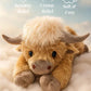🎁Cute Cartoon Highland Cow Stuffed Toy
