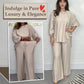 💜 LAST DAY PROMOTION - 50%OFF 💜Women's Long Sleeve High Waisted Wide Leg Pants Suit