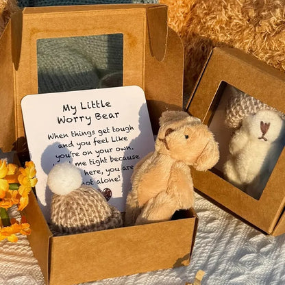 🐻Christmas Limited-Time Offer: 49% OFF!🎁Handmade Mini Plush Teddy Bear in Box