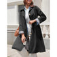 💗LAST DAY - PROMOTION💗Imily Bela Women's Long Trench Coat Single Breasted Oversized Windproof Overcoat Fashion Outerwear