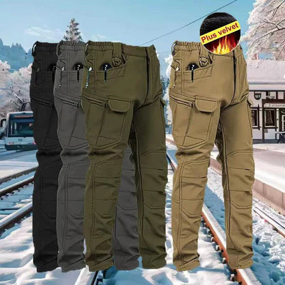🔥Last day sale 50% OFF🔥Men's Outdoor Hiking Waterproof Warm Pants👖