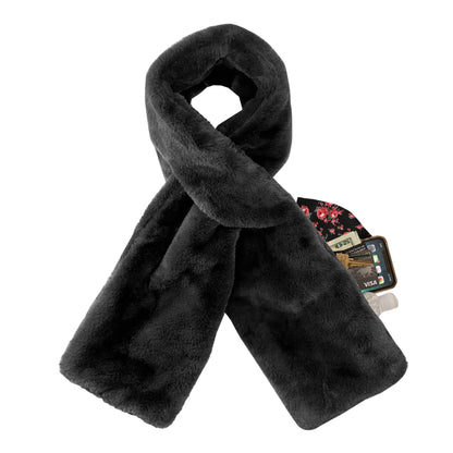 Holiday Mega Sale Save 49%🔥The Coziest Fox-like fur Scarf with a Hidden Zipper Pocket