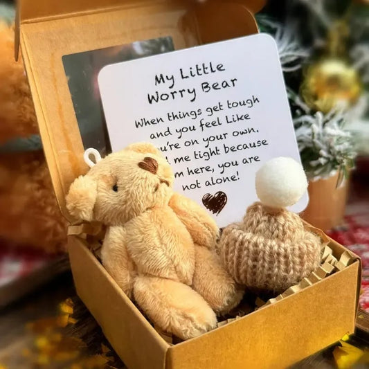 🐻Christmas Limited-Time Offer: 49% OFF!🎁Handmade Mini Plush Teddy Bear in Box