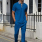 Men's Casual Top & Pants 2-Piece Set