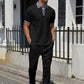 Men's Casual Top & Pants 2-Piece Set