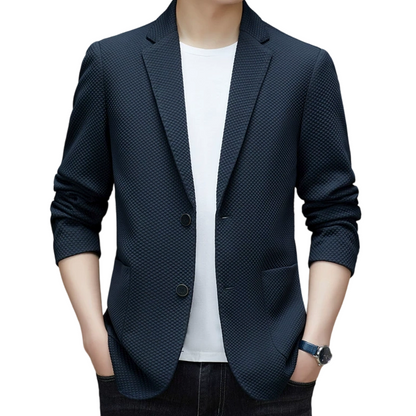 🎉👑 Men's business two-button slim-fit high-quality suit jacket