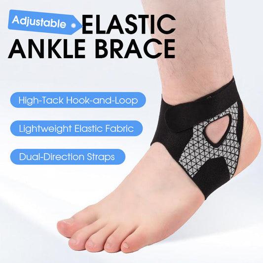 ⏳ Adjustable Ankle Brace - Breathable & Lightweight Support for Sports/Injury Recovery, Fits Comfortably in Shoes 🏃‍♂️✨