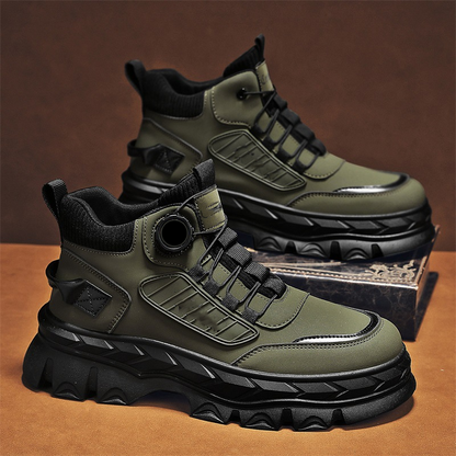 🥾Most Popular Men's Shoes-Men's Retro Casual Chunky Ankle Boots