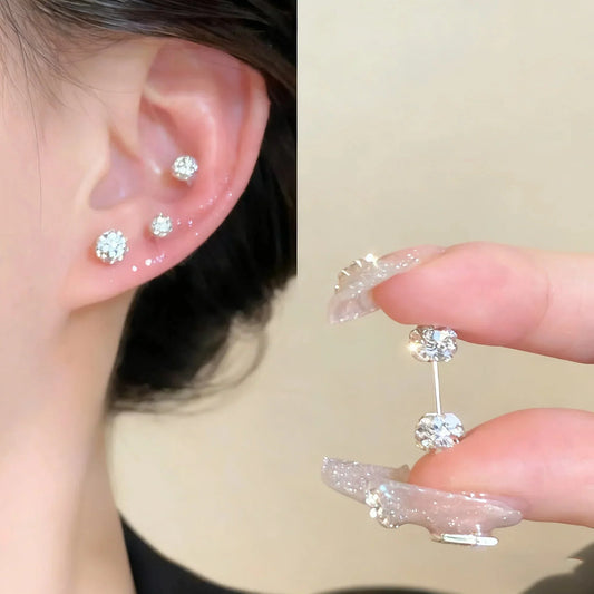 🌟 Sparkling Diamond Ball Stud Earrings 🌟