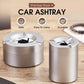 ✨✨360° Stainless Steel Twist-Lock Ashtray - Now on Sale🚬🚬 Odor-Proof & With Cigarette Holder for Car & Home